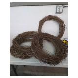 Wooden wreaths. 26-1