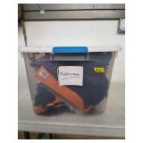 Large tub full of Halloween items. 8-2