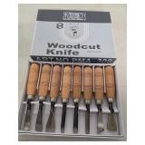Woodcarving knife set. 11-21