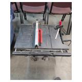 Craftsman 10in table saw. 3-9