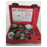 Milwaukee 4/6 hole saw kit. 2-8