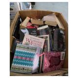 Large box of popular books. 8-5