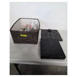 DVD player, foot massager, cell phones. 24-4
