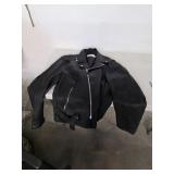 Excelled 48 tall leather coat. 6-4