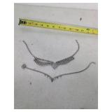 Necklaces lot, pretty CZ necklaces. N-2
