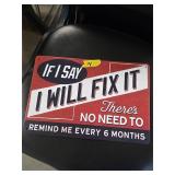 Metal sign. 2-2