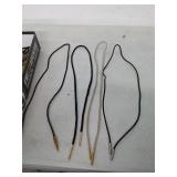 4 bolo ties without clasps. N-12