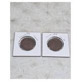 1851 and 1854 large cents. K-30