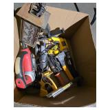 Box full of great power tools. 3-20