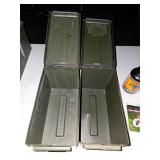 2 steel ammo cans. 4-18