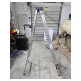 6ft tall Husky aluminum ladder. 5-22
