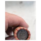 Indian head roll of pennies. 12-4