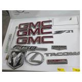 Car decals. 5-36