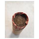 Indian head roll of pennies. 12-3