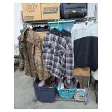 XL coats and sweaters lot. K49