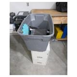 3 drawer filing cabinet w/keys and tub. 14-1