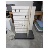 slatwall display rack about 4ft tall. 5-1