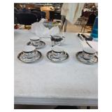 Tea set with Embossed Chinese dragons. 20-19