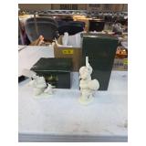 Snowbabies ceramic figures. 20-11