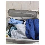 Box of sheets and blankets. 5-5