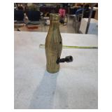 Bronze Coca-Cola bottle bong. B-49