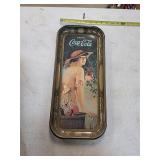 Vintage metal Coca-Cola serving tray. B-35