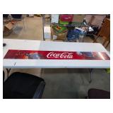 78in long Coca-Cola plastic banner. B-1
