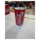 Coca-Cola metal coin bank. B-46