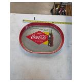 Vintage metal Coca-Cola serving tray. B-36