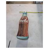 Vintage Coke bottle shaped tin. B-52