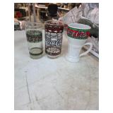 Vintage Coca-Cola glasses. B-82