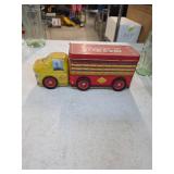 Vintage 10in long Coca-Cola truck tin. B-59