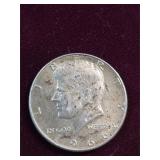 1966 40% silver Kennedy coin. 2-1