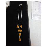 Amber necklace. 80-7