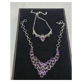 Amathyst necklaces. 80-16