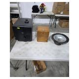 film projector, speaker, more. B-1
