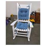 Solid wooden rocking chair. 41-15