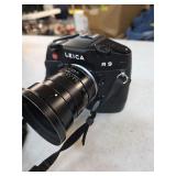 Leica R9 35mm SLF camera with zoom lens. 100-4