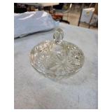 Crystal candy dish. 80-21