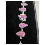 Purple stone bracelet. 80-6