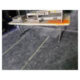 lifetime 8-foot folding table.