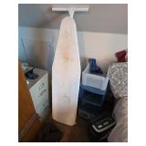 Shredder, shelves, file case. D462