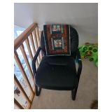 Padded Chair and sewn item. D390