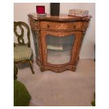 Antique Napoleon III style curio cabinet. D352