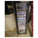 AK railroad prints and silver proof coin. D516