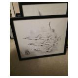 USAF thunderbirds signed drawing. D490