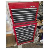 Craftsman toolbox with tools. D549