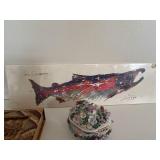 Watercolor Choh spawning by Lisa Rodgers. D253