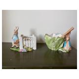 Ceramic rabbits. D254