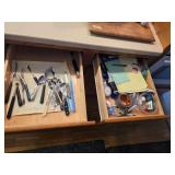 2 drawers, vintage boy scout knife, old timer. D66
